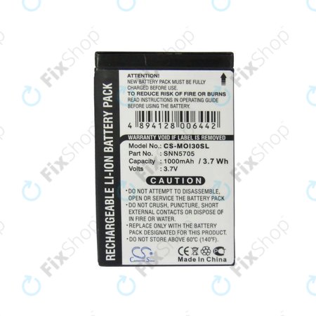 Akku batterie für Motorola i930, i920, i95, 1000mAh, Li-Ion, 3.7V, SNN5705, HQ