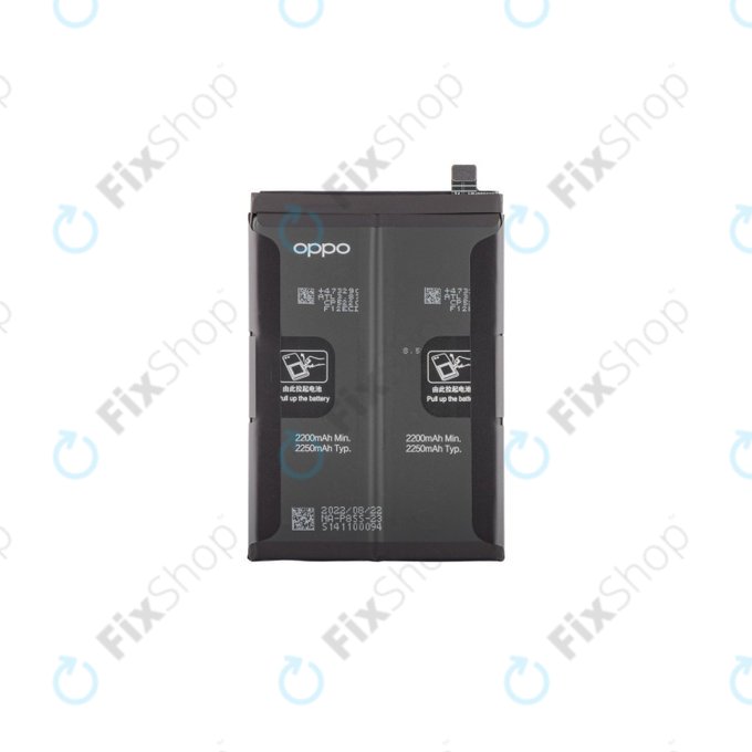 Akku für Oppo Reno 7 5G, Find X5 Lite, 4500mAh, 4909886, Genuine Service Pack