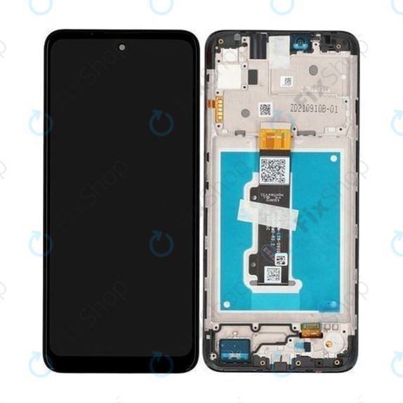 Motorola Moto E30, E40 - LCD Display + Touch Screen + Frame - 5D68C19697 Genuine Service Pack