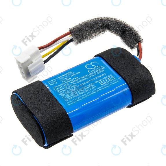 Batterie für JBL Flip 6, 6800mAh, Li-Ion, 3.7V, GSP-1S2P-F6D, HQ