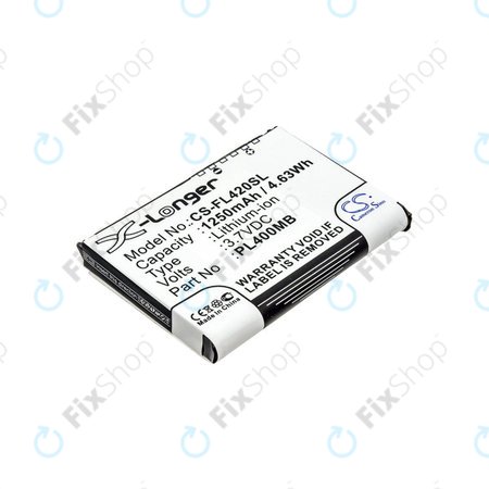 Batterie für Fujitsu Siemens Loox N560, N520, N500, 420, 410, 1250mAh, Li-Ion, 3.7V, PL400MB, HQ