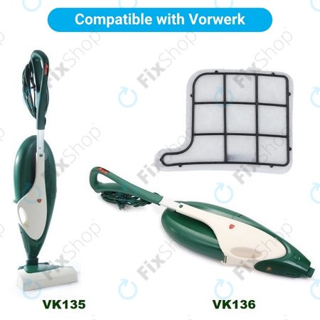 Vorwerk Kobold VK135, VK136 - Vormotorischer filter