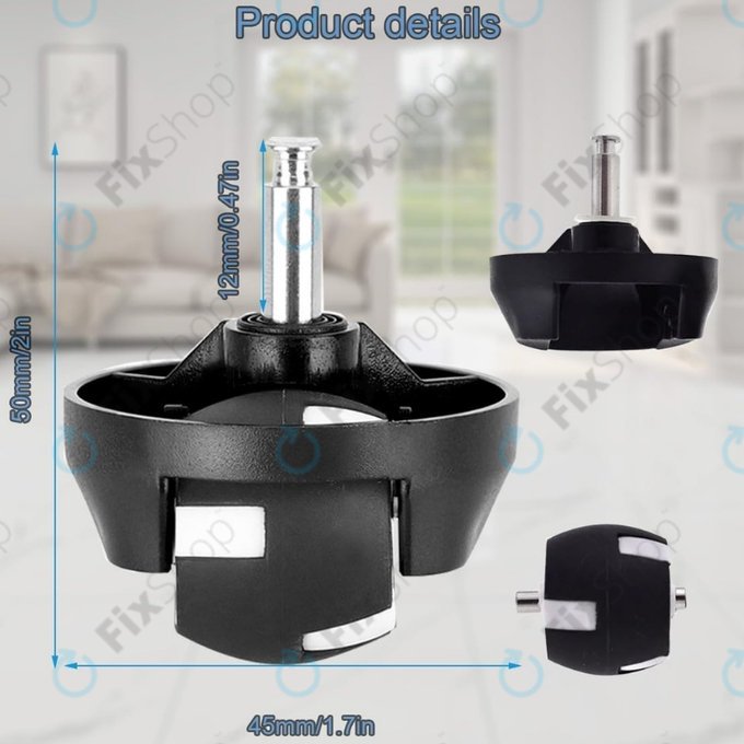 Eufy Robovac-series - Vorderrad (Schwarz)