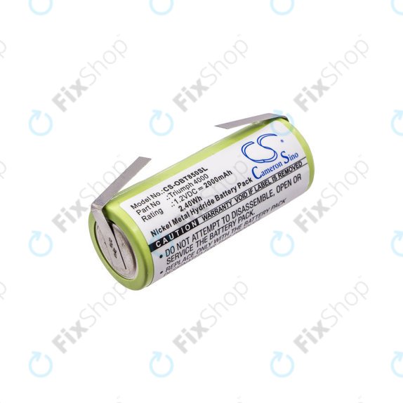 Batterie für Oral-B Triumph 4000, 2000mAh, Ni-MH, 1.2V, 3761, HQ