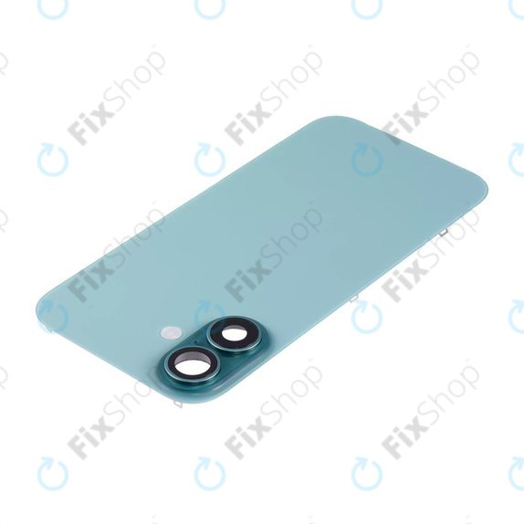 Apple iPhone 16 - Rückgehäuseglas + Kameraglas + Metallplatte + Magsafe-Magnet (Teal)
