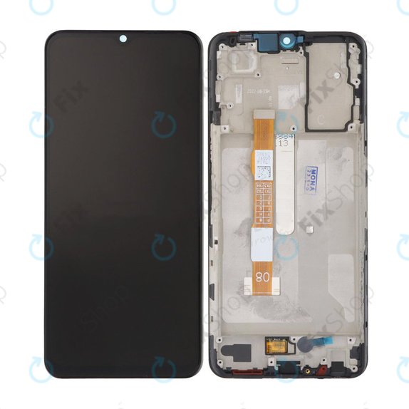 Vivo Y76 5G - LCD Display + Touchscreen Front Glas + Rahmen (Midnight Space) TFT