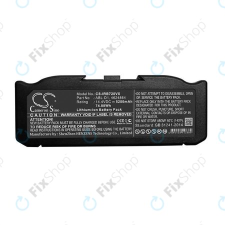 iRobot Roomba e-series, i-series - Akku Batterie ABL-D1, 4624864, ABL-D2 Li-Ion 14.4V 5200mAh HQ