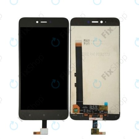 Xiaomi Redmi Note 5A 32GB, 64GB - LCD Display + Touchscreen Front Glas (Black) TFT