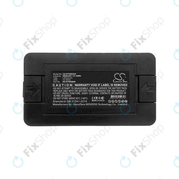 Rowenta Explorer-series, Smart Force Essential-series, Tefal Explorer-series - Akku Batterie RS-RT900866 Li-Ion 14.4V 2600mAh HQ