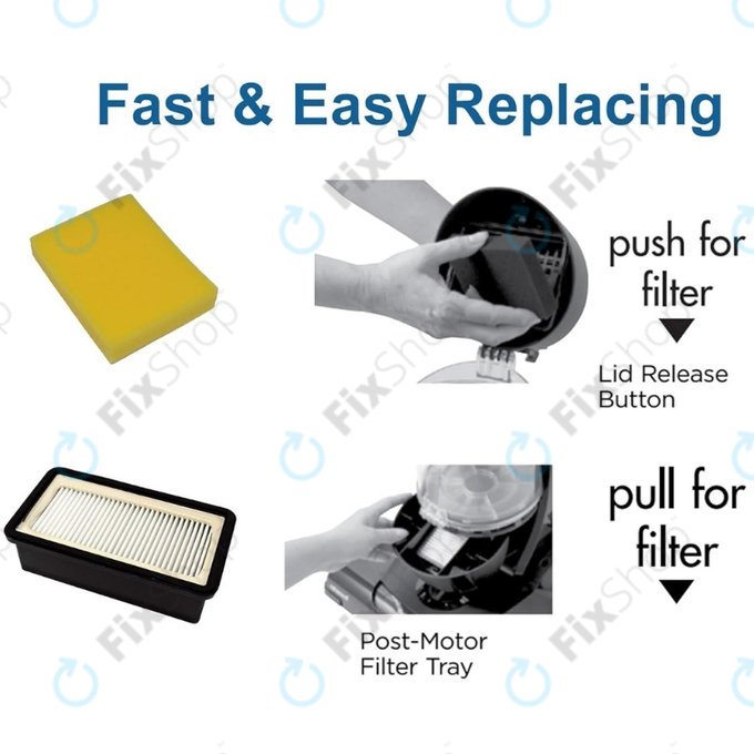 Bissell CleanView, PowerClean, PowerLifter Rewind - Satz Filter 1008