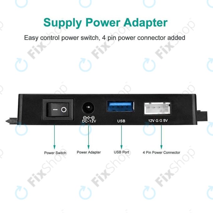USB 3.0 auf SATA / IDE Adapter für 2.5" und 3.5" HDD/SSD und optische Laufwerke