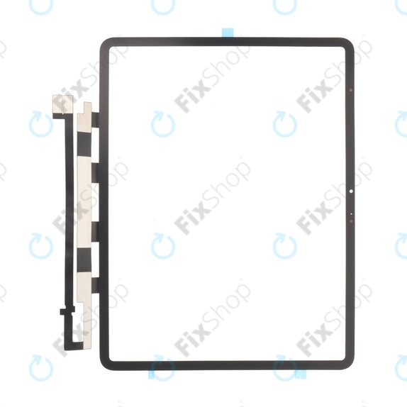 Apple iPad Air 13 (2024, 2025) - Touchscreen Front Glas + Adhesive (Black)