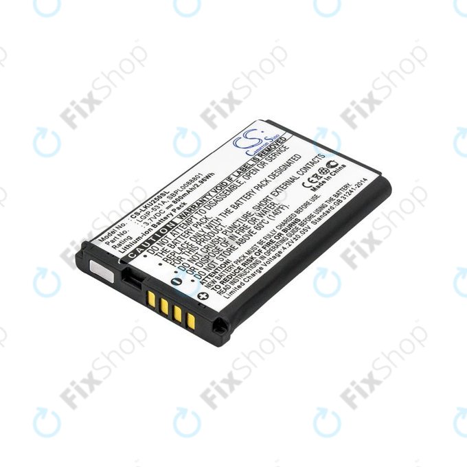 Akku batterie für LG T500, 800mAh, Li-Ion, 3.7V, LGIP-531A, HQ