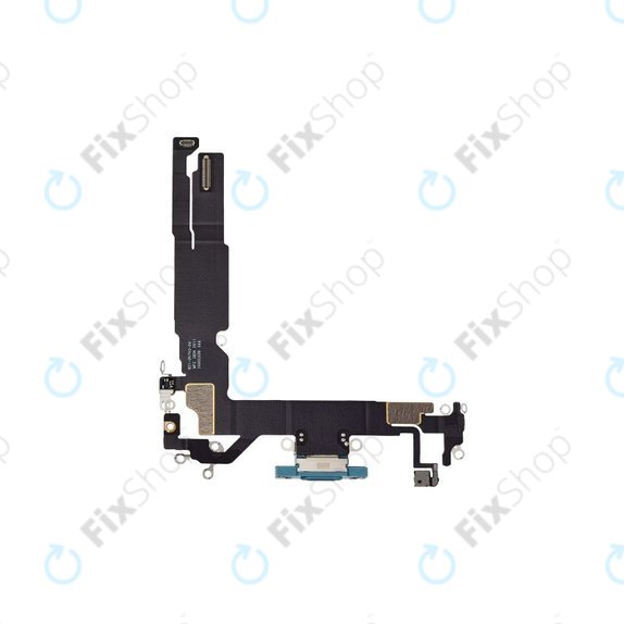 Apple iPhone 16 - Ladestecker Ladebuchse + Flex Kabel (Teal)