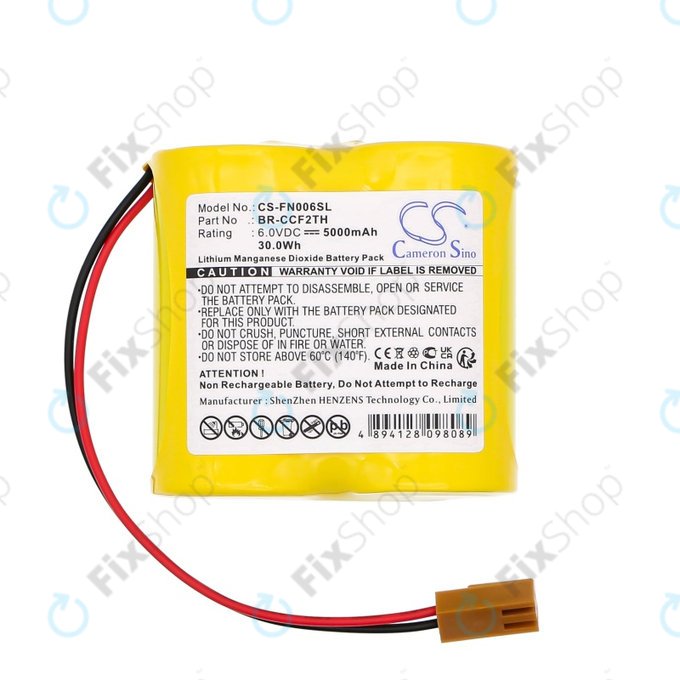 Batterie für Cutler Hammer A06 Control, 5000mAh, Li-MnO2, 6V, A06B-0073-K001, HQ