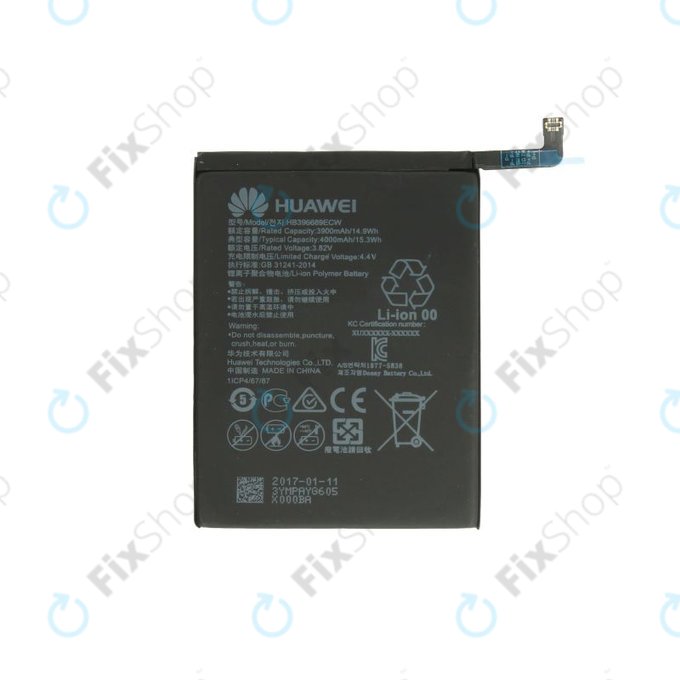 Huawei P40 Lite E - Akku Batterie HB396689ECW 4000mAh - 24023024 Genuine Service Pack