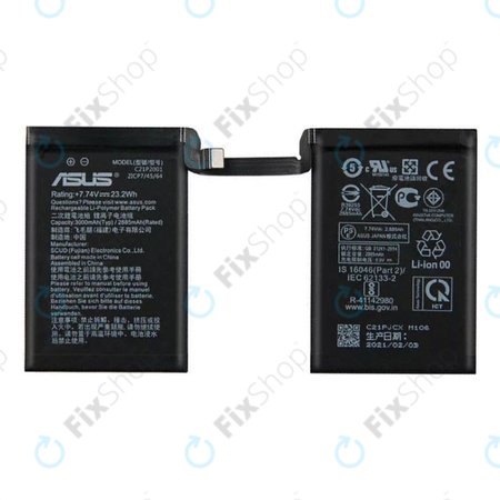 Asus ROG Phone 5 ZS673KS - Akku Batterie C21P2001 6000mAh - 0B200-03920400 Genuine Service Pack