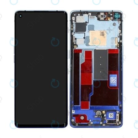 Oppo Find X2 Neo - LCD Display + Touch Screen + Frame (Starry Blue) - 4904018 Genuine Service Pack