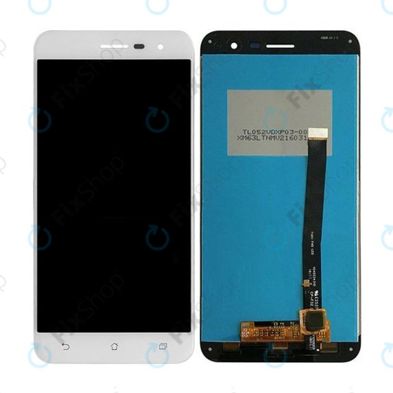 Asus Zenfone 3 ZE520KL (Z017D) - LCD Display + Touchscreen Front Glas (White) TFT
