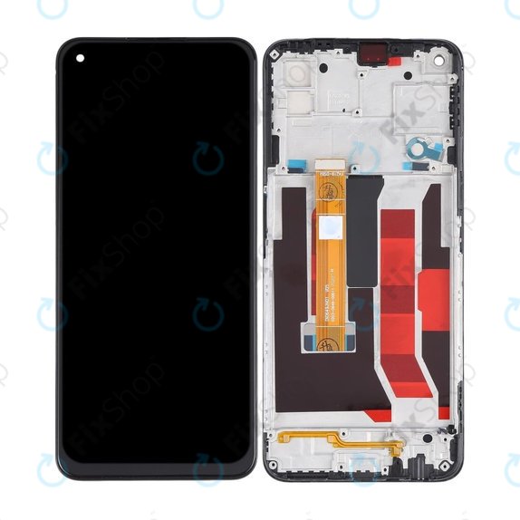 Oppo A72 - LCD Display + Touchscreen Front Glas + Rahmen - REF-OPPOA7201 Genuine Service Pack