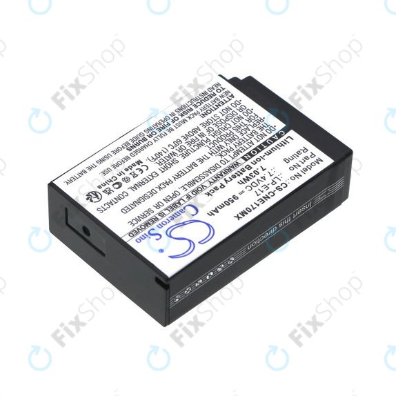 Akku batterie für Canon EOS, 950mAh, Li-Ion, 7.4V, LP-E17, HQ