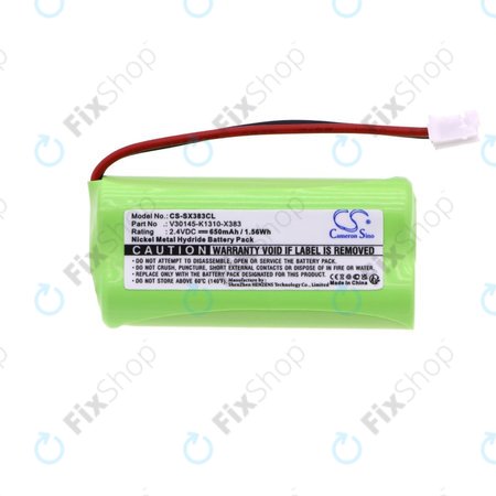 Batterie für Gigaset A12, A140, A160, AL140, AS140, 650mAh, Ni-MH, 2.4V, V30145-K1310-X383, HQ