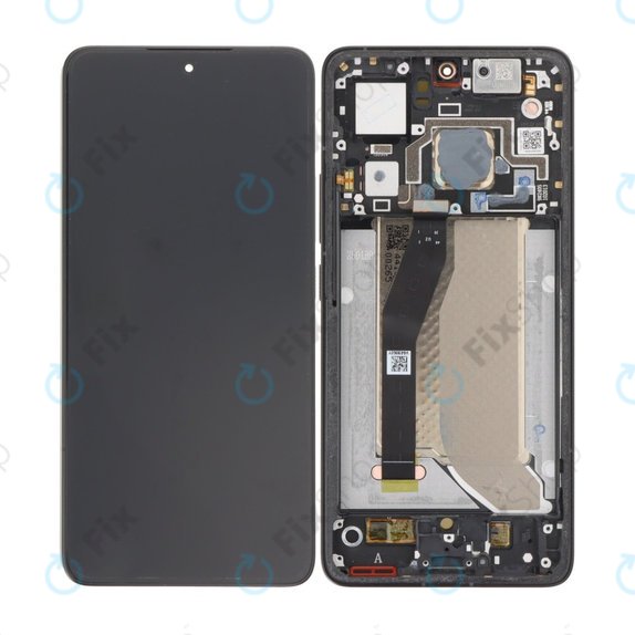 Xiaomi 14T Pro 2407FPN8EG - LCD Display + Touchscreen Front Glas + Rahmen (Titan Gray) OLED