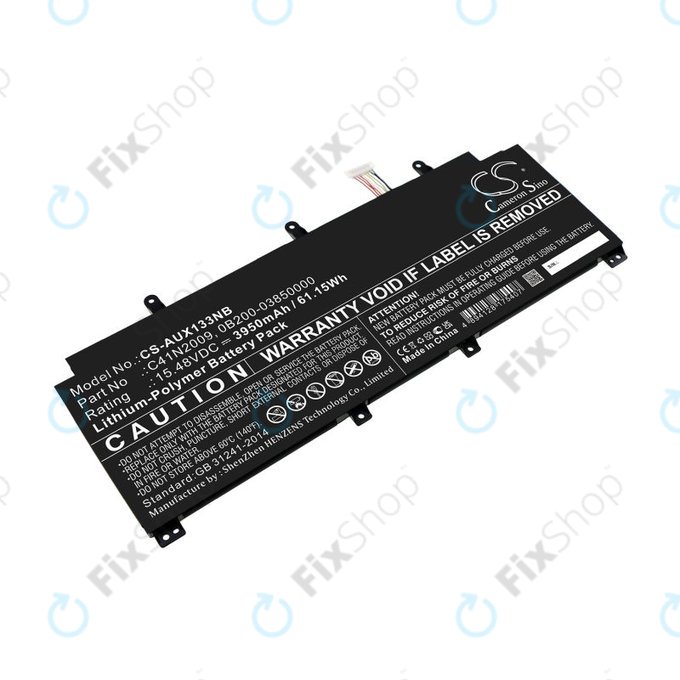 Akku batterie für Asus ROG Flow X13 GV301QE-K6008, 3950mAh, Li-Pol, 15.48V, C41N2009, HQ