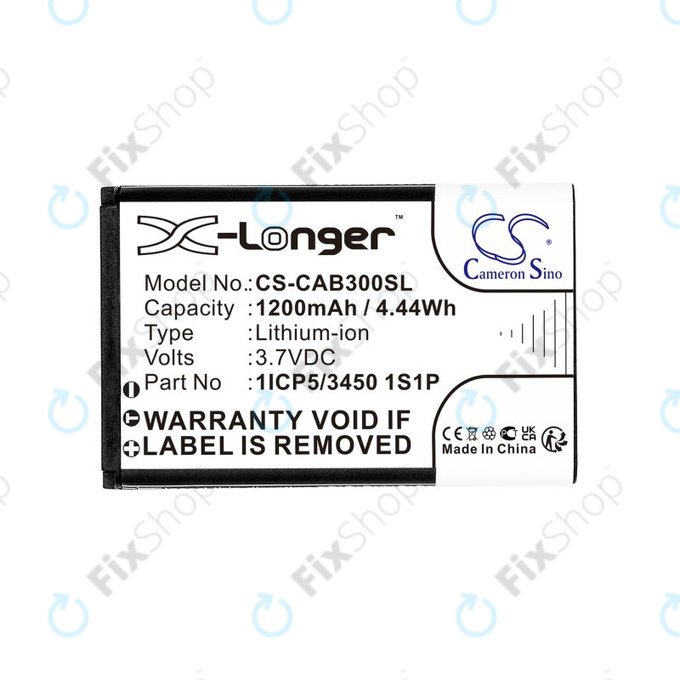 Akku batterie für Cat B30, 1200mAh, Li-Ion, 3.7V, 1ICP5/3450 1S1P, HQ