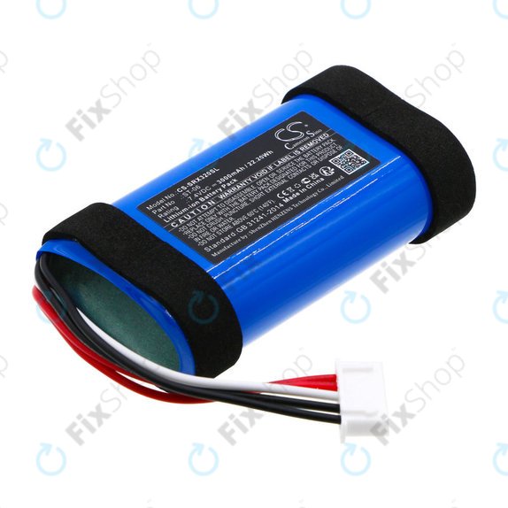 Batterie für Sony SRS-XB31, 3000mAh, Li-Ion, 7.4V, ST-06, HQ