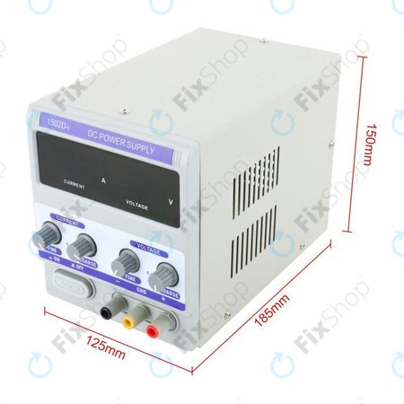 Dingke 1502D+ - Geregeltes DC-Netzteil für Handy-Reparatur-Test (0-15V, 0-2A, 230V EU)