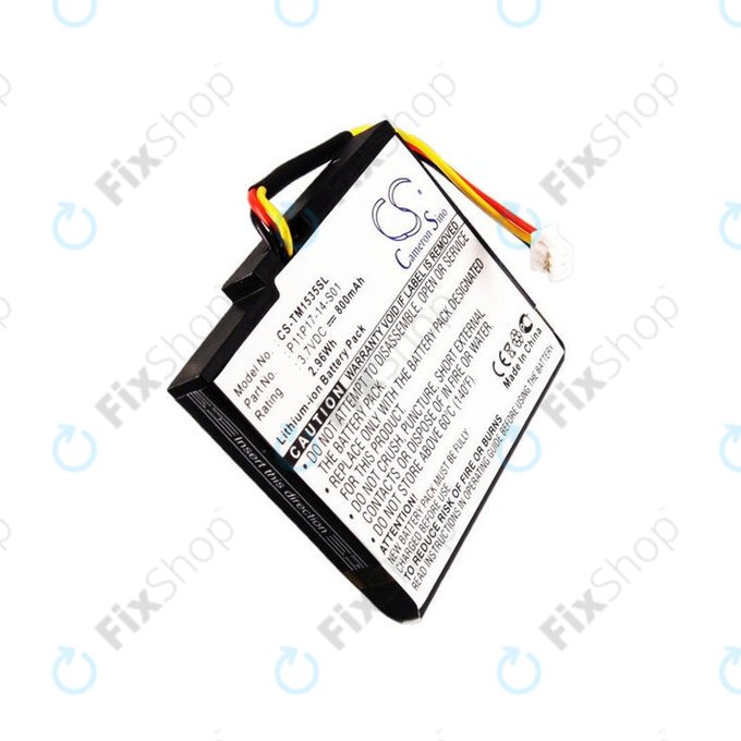 Batterie für TomTom, 800mAh, Li-Ion, 3.7V, P11P17-14-S01, HQ