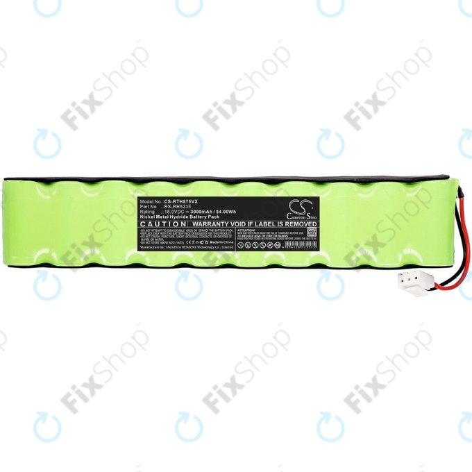 Rowenta Air Force Extreme RH-series, Tefal TY-series - Akku Batterie RS-RH5233 Ni-MH 18.0V 3000mAh HQ