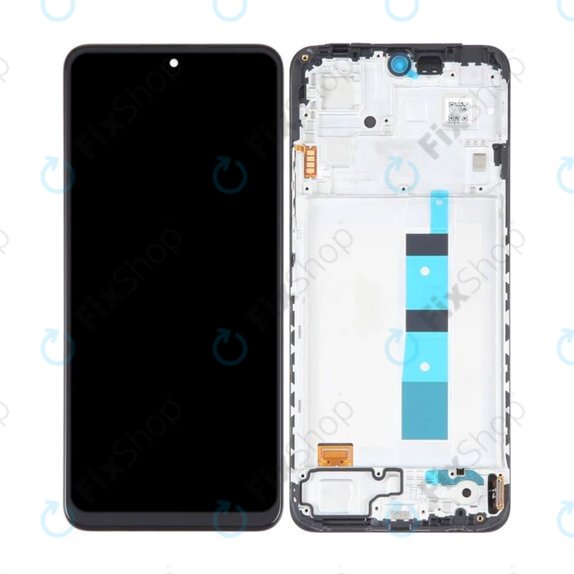 Xiaomi Redmi Note 12 - LCD Display + Touchscreen Front Glas + Rahmen (Onyx Grey) TFT