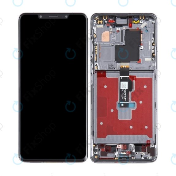 Huawei Mate 50 Pro DCO-AL00, DCO-LX9 - LCD Display + Touchscreen Front Glas + Rahmen (Black) OLED
