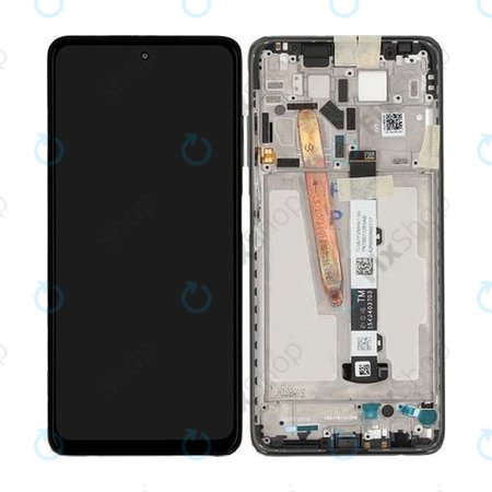 Xiaomi Poco X3 Pro - LCD Display + Touchscreen Front Glas + Rahmen (Phantom Black) - 560002J20S00 Genuine Service Pack