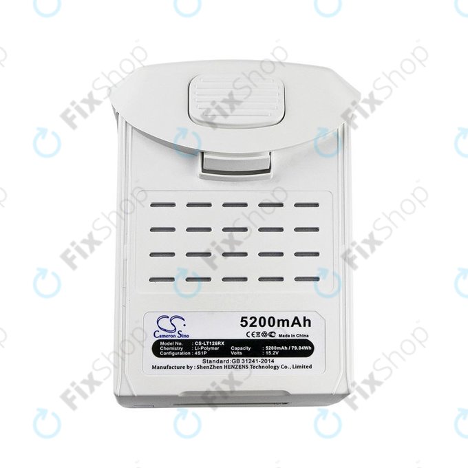 Akku batterie für DJI Phantom 4, 5200mAh, Li-Pol, 15.2V, HQ