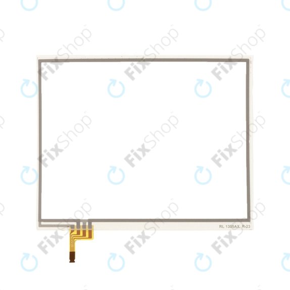 Unteres Touchscreen-Glas mit Klebestreifen für Nintendo DSi XL und Nintendo DSi LL