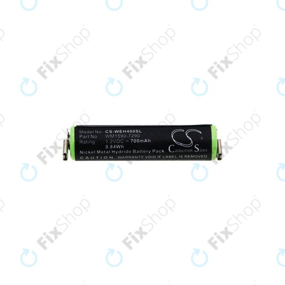 Batterie für Wella Bella, Chromini, Super, Contura HS61, 700mAh, Ni-MH, 1.2V, WM1590-7290, HQ