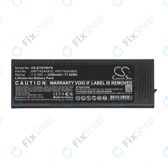 Akku batterie für EADS P3G, TPH700, 2300mAh, Li-Ion, 7.4V, HR7742AAA02, HQ
