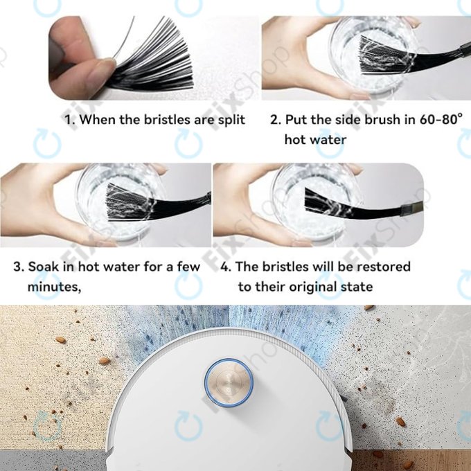 Xiaomi Dreame X50 Ultra, X40 Ultra, L40 Ultra, L40s Pro Ultra, Mova V50 Ultra, P60 - Seitenbürste