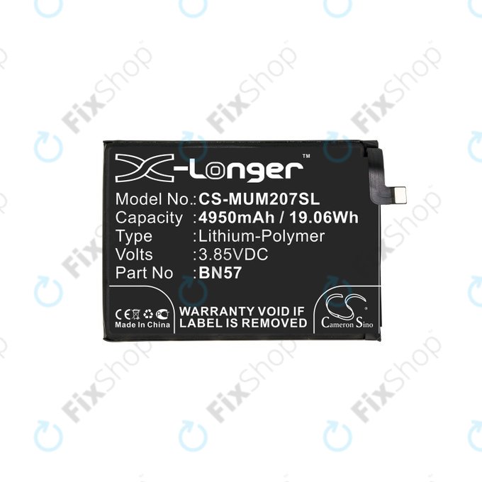 Xiaomi Poco X3 NFC, X3 Pro - Akku Batterie BN57 4950mAh HQ