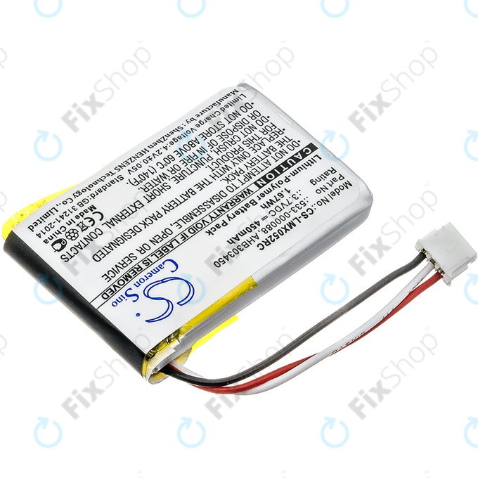 Batterie für Logitech MX Master, 450mAh, Li-Pol, 3.7V, AHB303450, HQ