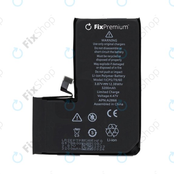 Apple iPhone 14 Pro - Akku Batterie A2866 3200mAh FixPremium