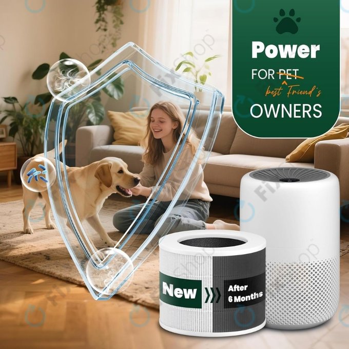 Levoit Core Mini - HEPA-Filter 3-in-1 (Aktivkohle) (2 Stück)