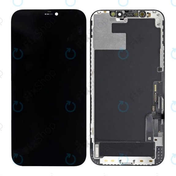 Apple iPhone 12, 12 Pro - LCD Display + Touchscreen Front Glas + Rahmen Hard OLED FixPremium