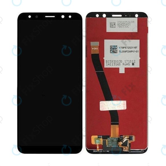Huawei Mate 10 Lite - LCD Display + Touchscreen Front Glas (Black) TFT