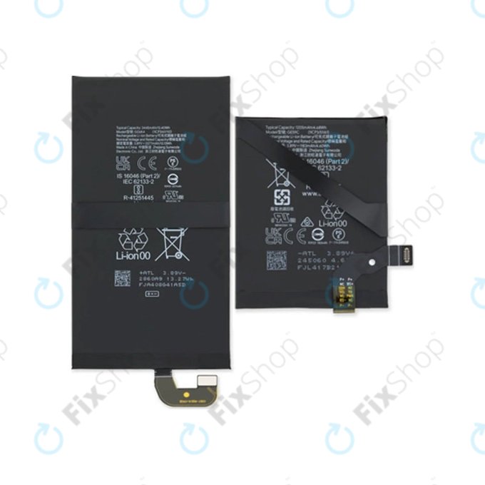 Google Pixel 9 Pro Fold - Akku Batterie G06KA, GE59C 4650mAh (2Stk.)