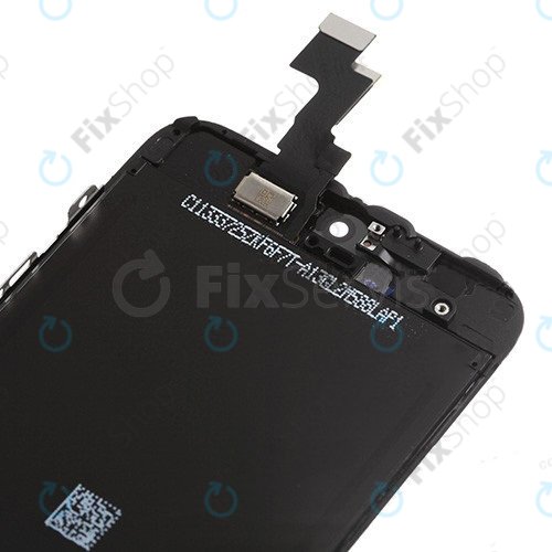 Display für iPhone 5S, SE, Black, Touchscreen-Glas mit Rahmen