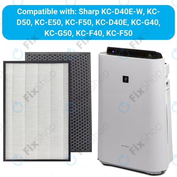 Sharp KC-series - HEPA-Filter (Aktivkohle)